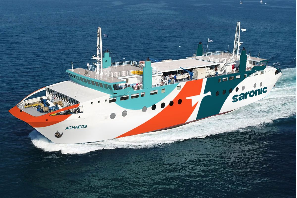 50% έκπτωση στα ακτοπλοϊκά εισιτήρια από τον μεγάλο χορηγό του αγώνα Saronic Ferries saronic-ferries-new-logo-2025-ship.jpg