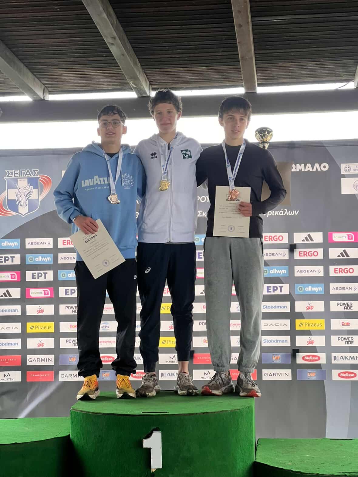 Πρόκριση Ζαμπέλη Γιώργου στο σχολικό πανελλήνιο πρωτάθλημα ανωμάλου δρόμου με το Γυμνάσιο της Κυψέλης 1000011750